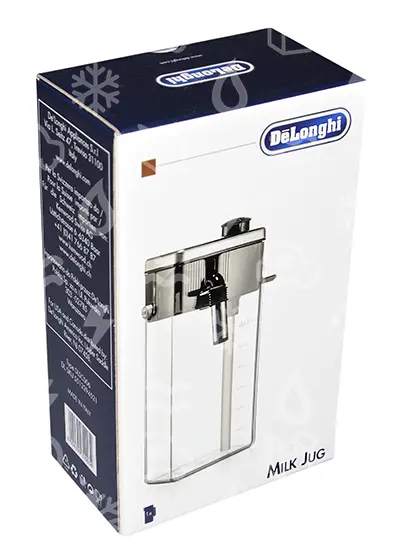 karafa na mléko pro kávovary DeLonghi ECAM, DLSC006, kompletní, nerez